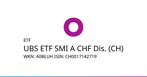 ch0017142719|UBS ETF (CH) SMI (CHF) A